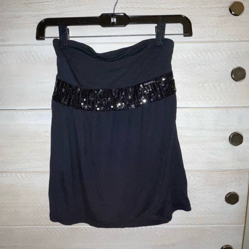 Express black dressy tube top size Extra small.
